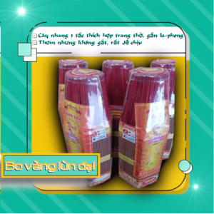 Nhang bo vàng - Nhang THÀNH TÂM - Cung cấp nhang giá sỉ