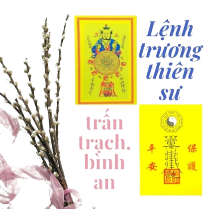 Lệnh Trương Thiên Sư – trấn trạch, bình an – đã khai quang