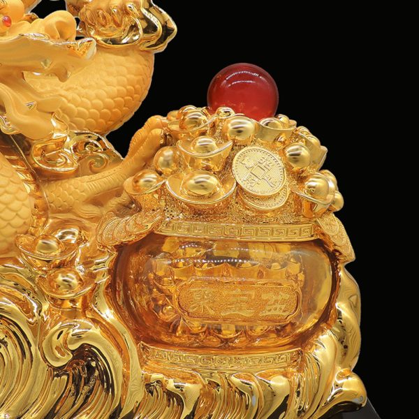 Tượng rồng vàng phong thủy - Nhang THÀNH TÂM - Cung cấp nhang giá sỉ