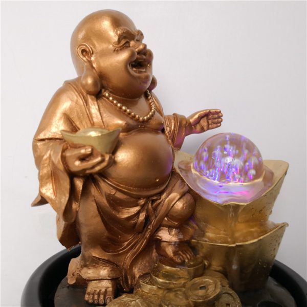 Thác nước phong thủy tượng phật Di Lặc - Nhang THÀNH TÂM - Cung cấp nhang giá sỉ