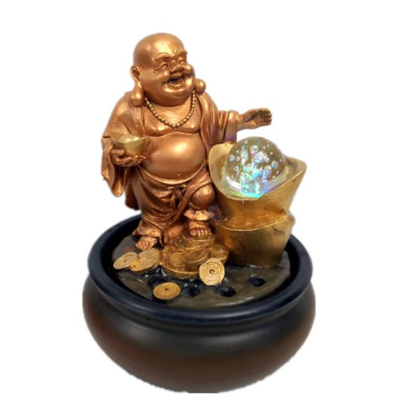 Thác nước phong thủy tượng phật Di Lặc - Nhang THÀNH TÂM - Cung cấp nhang giá sỉ
