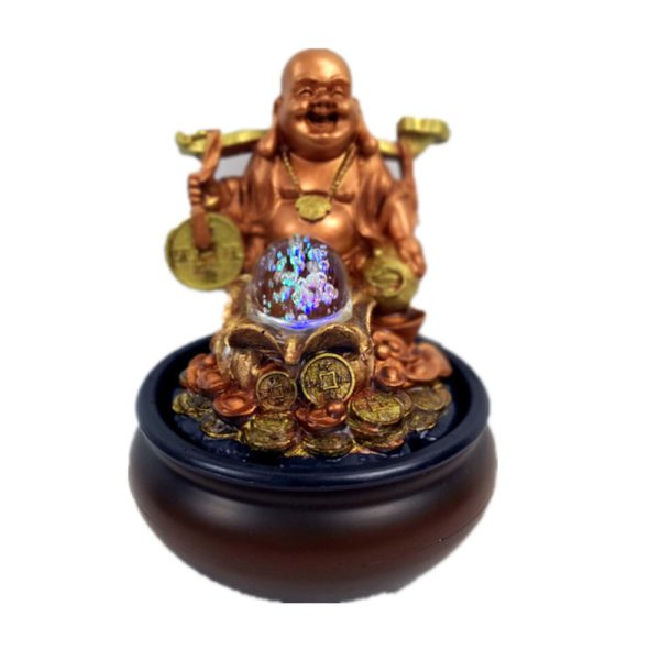 Thác nước phong thủy tượng phật Di Lặc - Nhang THÀNH TÂM - Cung cấp nhang giá sỉ