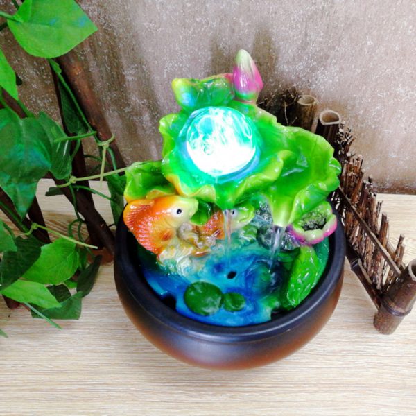Thác Nước Phong Thủy Hình Cá - Nhang THÀNH TÂM - Cung cấp nhang giá sỉ