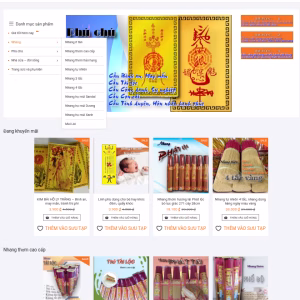 DV hỗ trợ tạo website - Nhang THÀNH TÂM - Cung cấp nhang giá sỉ