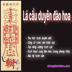 Lá cầu duyên đào hoa - Nhang THÀNH TÂM - Cung cấp nhang giá sỉ