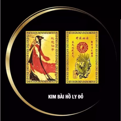 Kim bài hồ ly đỏ quyến rũ, thu hút tình duyên