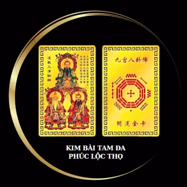 Kim bài Tam đa Phúc Lộc Thọ - Nhang THÀNH TÂM - Cung cấp nhang giá sỉ
