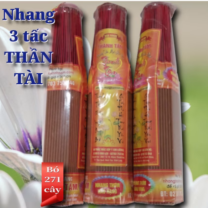 Nhang Thơm Giá Tốt Cho Gia Đình – Nhang 3 Tấc Bó 271 Cây