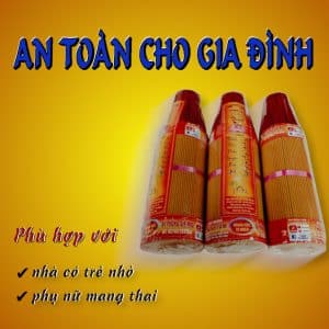 Nhang tự nhiên 4 tấc 1.5kg dùng hàng ngày, ít khói, không mùi hóa chất, bó lớn tiết kiệm cho gia đình. Phù hợp nhà phố, chung cư, thắp hương mỗi ngày.