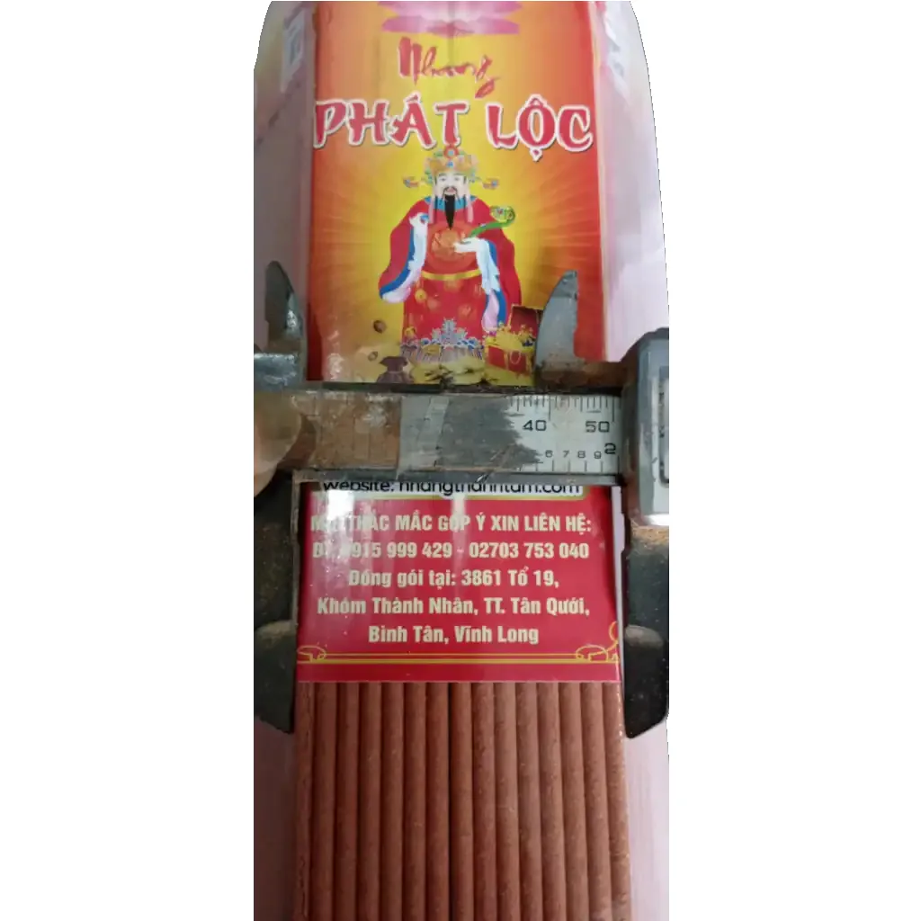 Nhang Phát lộc đại THÀNH TÂM - Nhang sạch, hương lành, hương của lòng thành