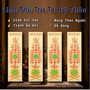 Linh Phù Trừ Tà Hộ Thân – Giảm Xui, Tránh Âm Khí, Mang Theo Người Dễ Dùng