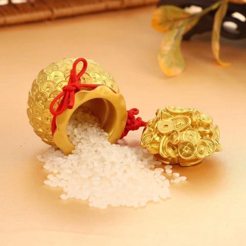 Hũ đựng gạo muối tài lộc SU