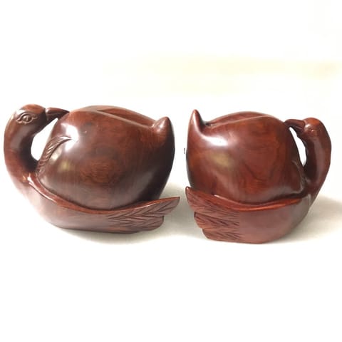 Tượng Cò Đào Gỗ Hương: Nét đẹp thanh cao cho gian thờ thêm ấm cúng