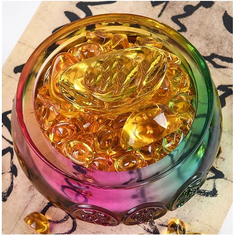 Bát Tụ Bảo Chiêu Tài Phong Thủy KAI – Vật phẩm phong thủy tụ tài nên có