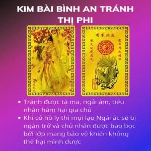 Kim Bài Hồ Ly Trắng – Linh Phù Bình An Tránh Thị Phi Mang Theo Người