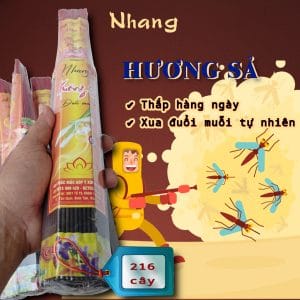 Nhang Hương Sả THÀNH TÂM - Cách Đuổi Muỗi Tự Nhiên, Diệt Muỗi Hiệu Quả