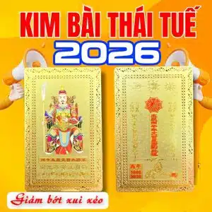 Kim Bài Thái Tuế 2026 Hóa Giải Vận Hạn Năm Bính Ngọ Cho 5 Tuổi