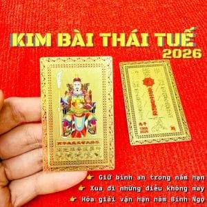 Kim Bài Thái Tuế 2026 Hóa Giải Vận Hạn Năm Bính Ngọ Cho 5 Tuổi