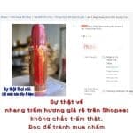 Sự thật về nhang trầm hương giá rẻ trên Shopee (đừng mua nếu chưa biết)