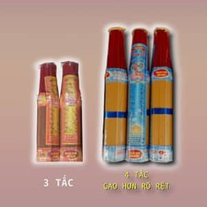Nhang thơm bát ngát 4 tấc 271 cây, hương lan xa, cháy lâu 45–60 phút, phù hợp bàn thờ cao và không gian rộng, đóng gói kỹ sạch sẽ.