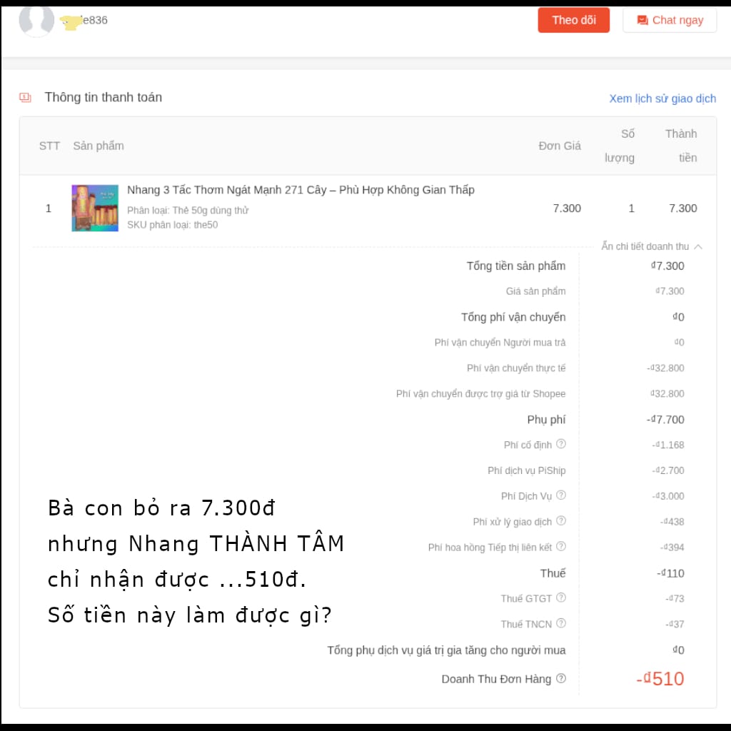 Tình trạng Shopee tăng phí đẩy giá sản phẩm lên cao khiến mua hàng online không còn rẻ. Hãy ghé Nhang THÀNH TÂM mua nhang sạch tận xưởng giá gốc.