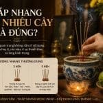 Nên thắp nhang mấy cây là đúng? Giải thích ý nghĩa 1, 3, 5, 7 nén nhang và cách thắp nhang phù hợp để giữ sự trang nghiêm, thành tâm.