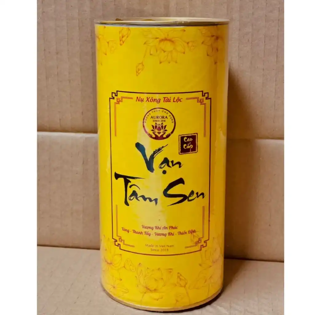 Nụ trầm xông nhà tẩy uế chiêu tài lộc Aurora hình hồ lô phong thủy. Hương thơm tự nhiên giúp thanh lọc không gian, xua tan vận xui và mang lại may mắn.